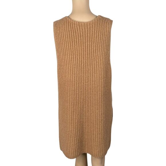 Moth Tan V-Neck Sweater Vest - Picture 8 of 10